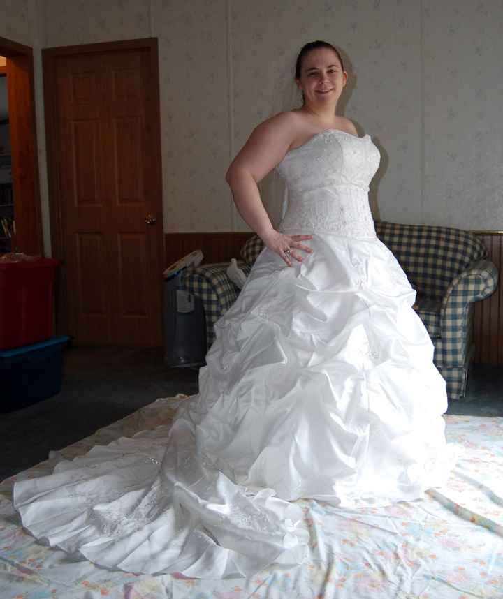 Matching venues and dresses!