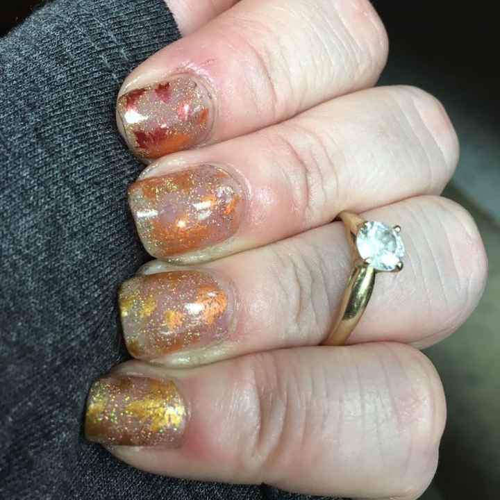 Let's see those wedding nails?