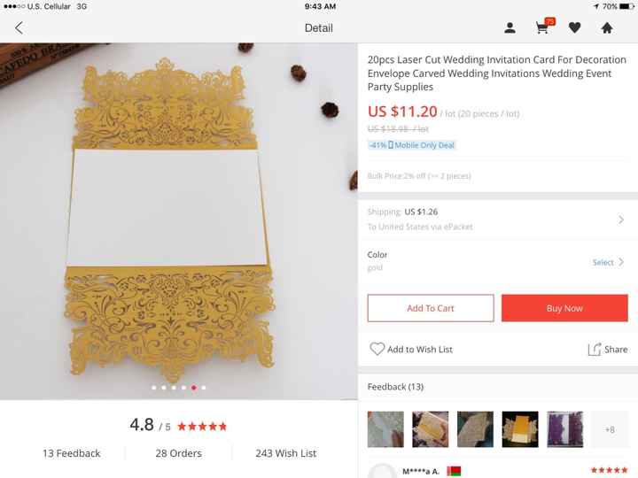 Inexpensive Invitations