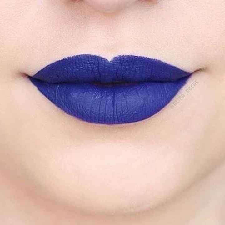 Purple lips on wedding day? (Added Photos)
