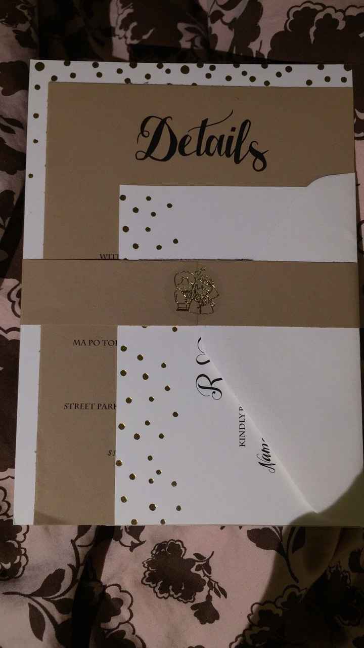 DIY wedding invitations