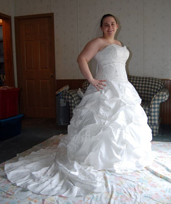 Matching venues and dresses!