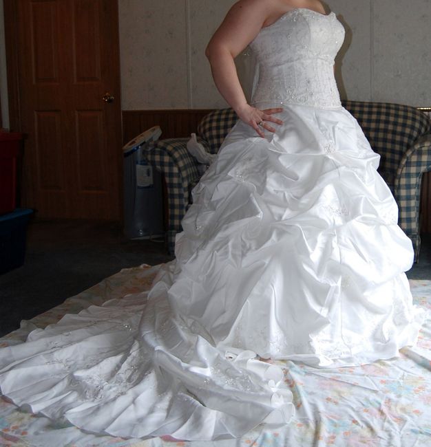 Wedding gown for that special day.