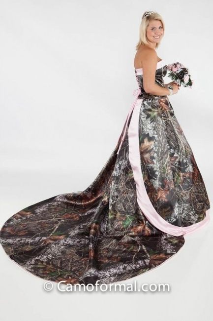 does anyone really laugh at a bride's gown?