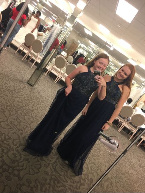 Share your bridesmaid's dresses? - 1