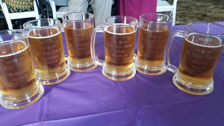 The Groomsmen were sooo stoked about these, they had to get a photo