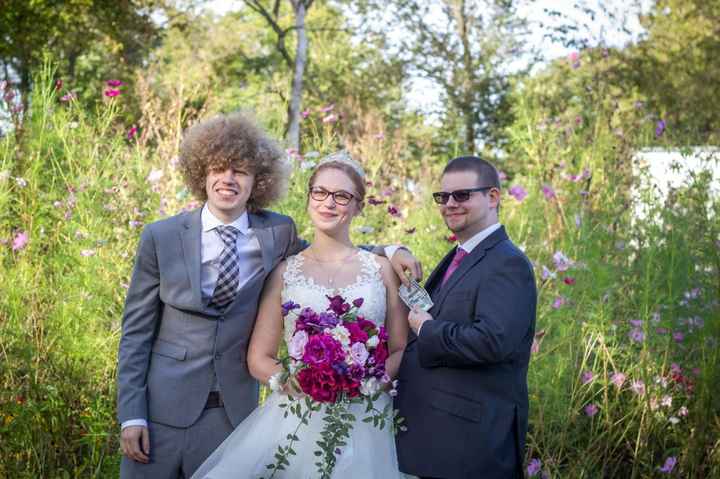 "Here's payment now take my sister"