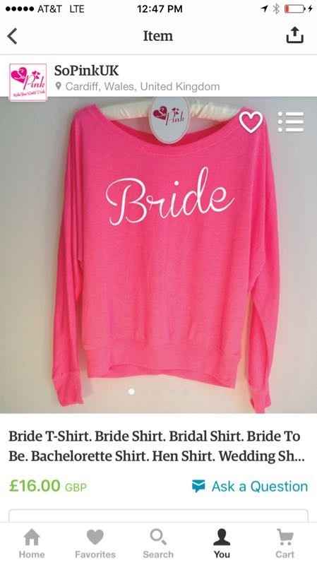 Cute bridal tees? Show me yours?