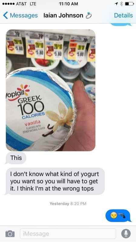 KWR? Last text you sent your FH/FW