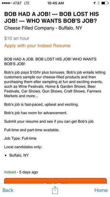 NWR: Job Searching