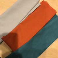 Orange , Grey and Spalsh of Teal - 2
