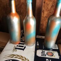 Wine Bottle Center Pieces - 2