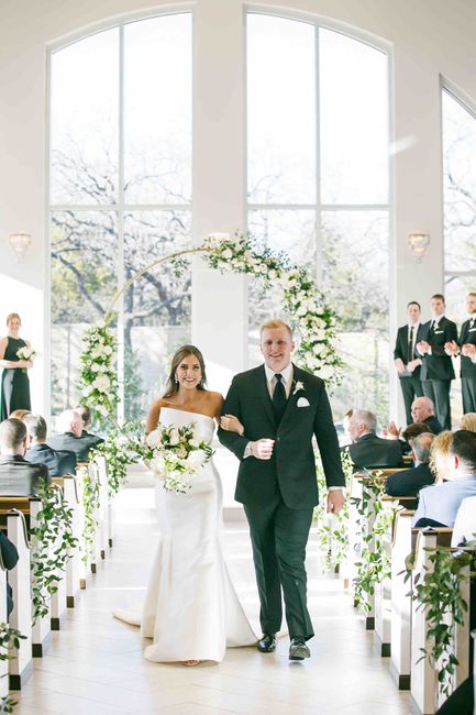 Bride and Groom Leaving Ceremony