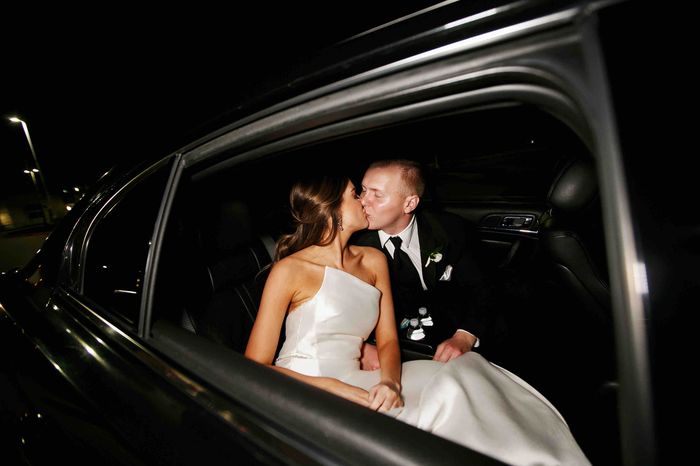 Bride and Groom Leaving 