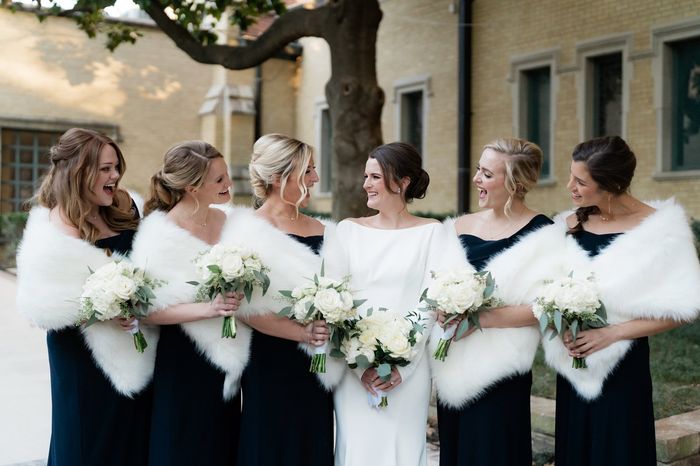 Bride and Bridesmaids