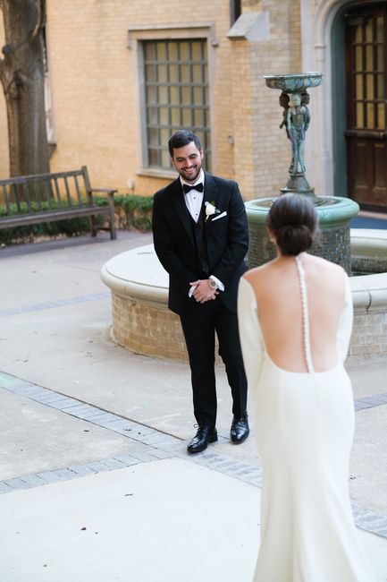 Bride and Groom First Look