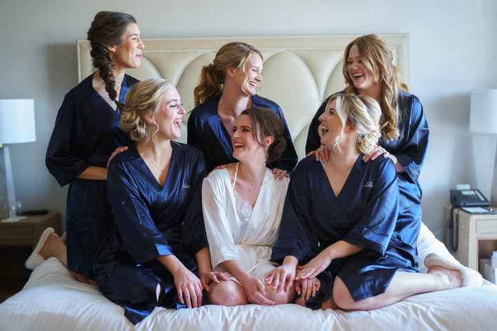 Bride and Bridesmaids