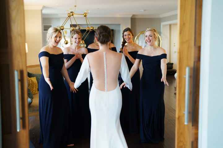 Bride and Bridesmaids