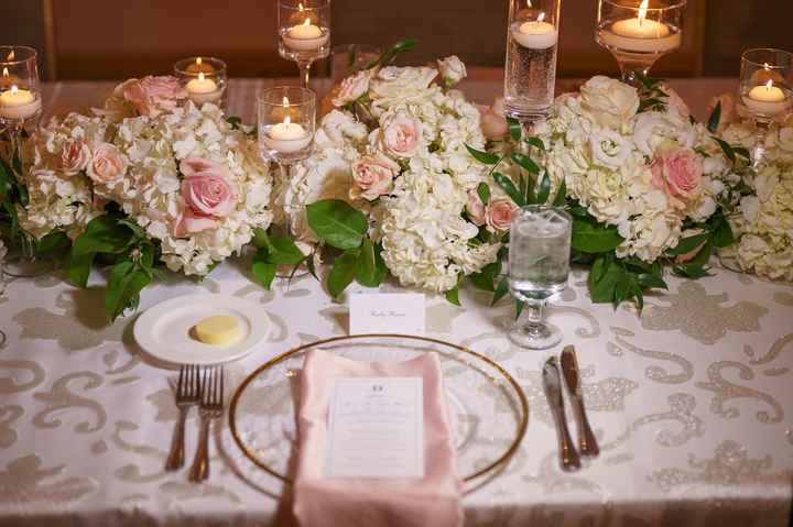 Place Setting at Reception