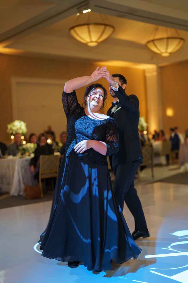 Groom Dancing with His Mom