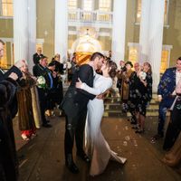 Bride and Groom Leaving 