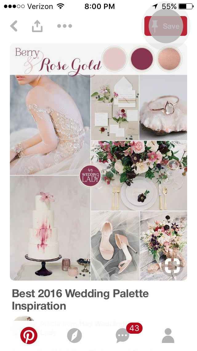 Any ideas for wedding colors to match venue?