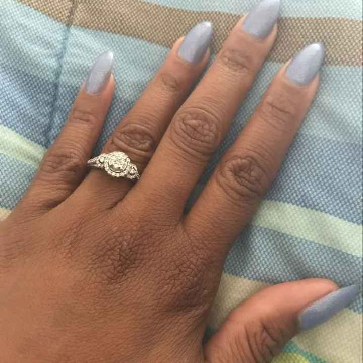Lets see those beautiful engagement rings