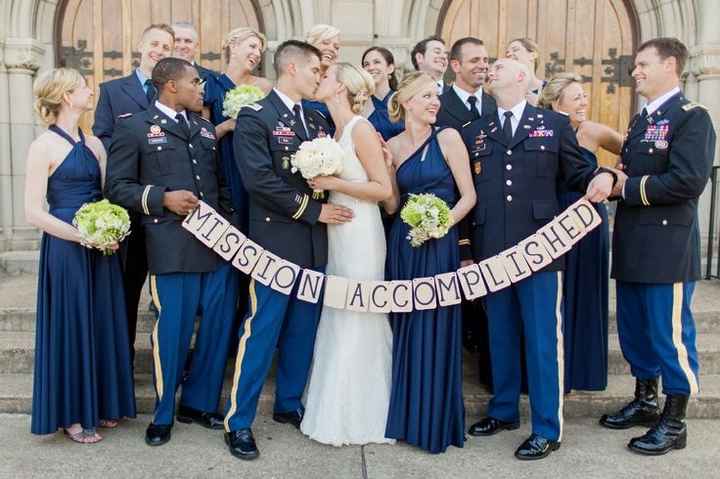 Military Wedding - Bridal Party Conundrum