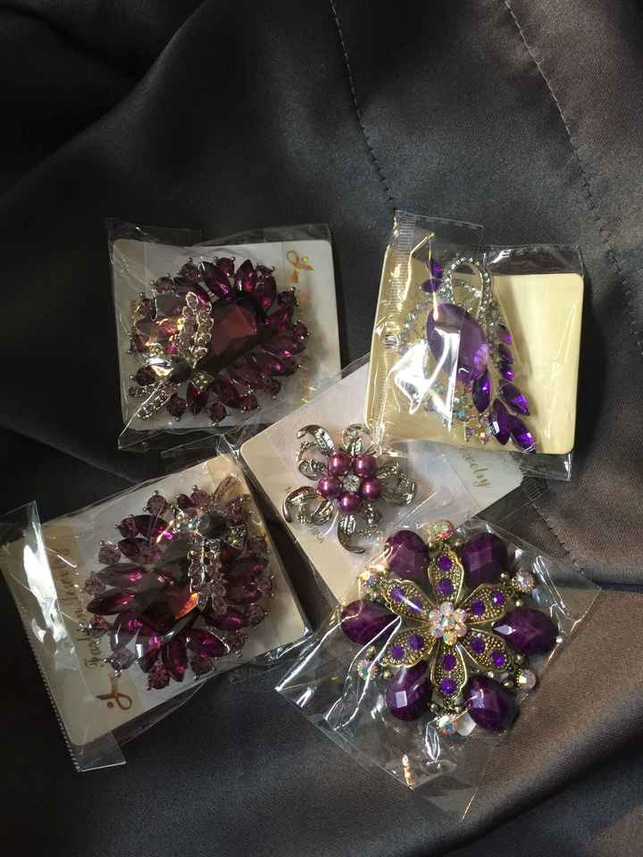 Brooch bouquets (where I've purchased my brooches)