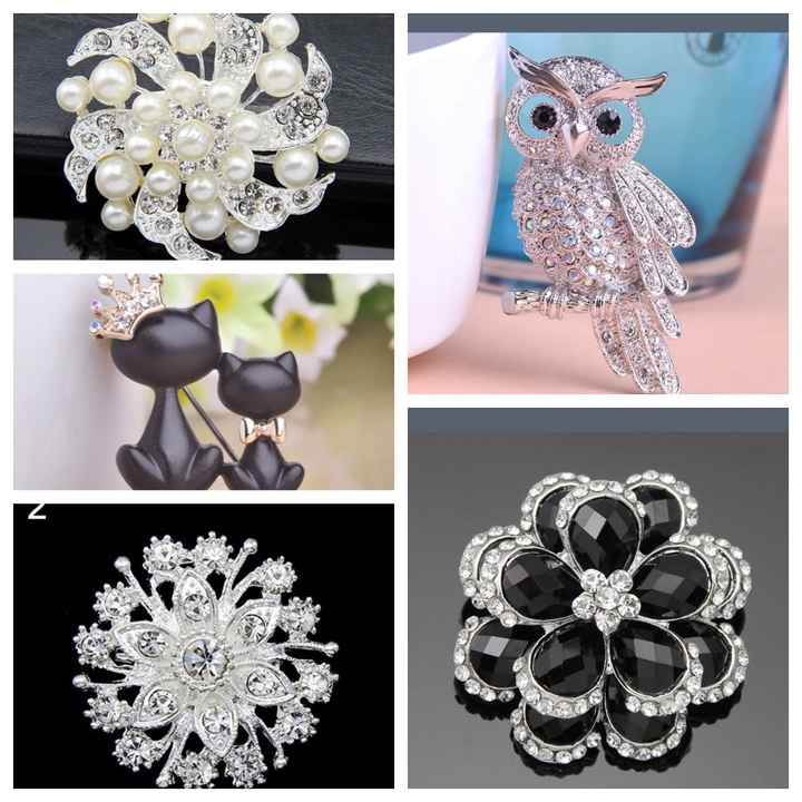 Brooch bouquets (where I've purchased my brooches)