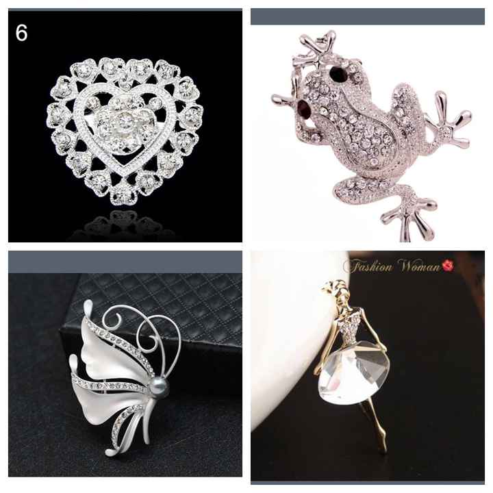 Brooch bouquets (where I've purchased my brooches)