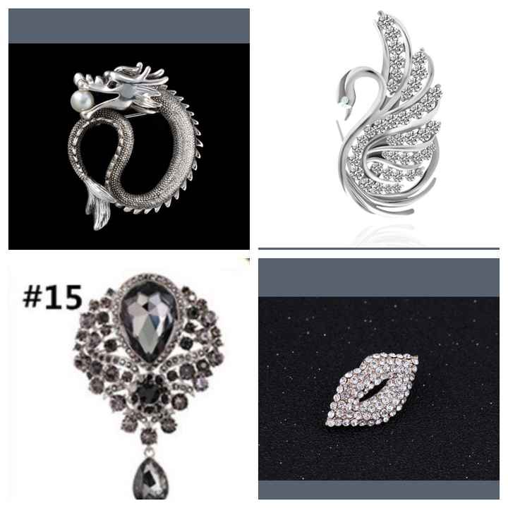 Brooch bouquets (where I've purchased my brooches)