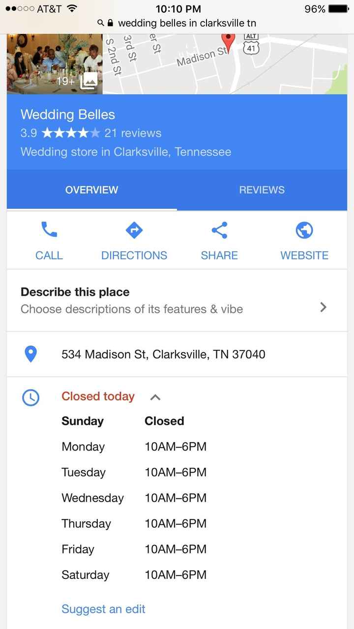 Dress shops in Tennessee
