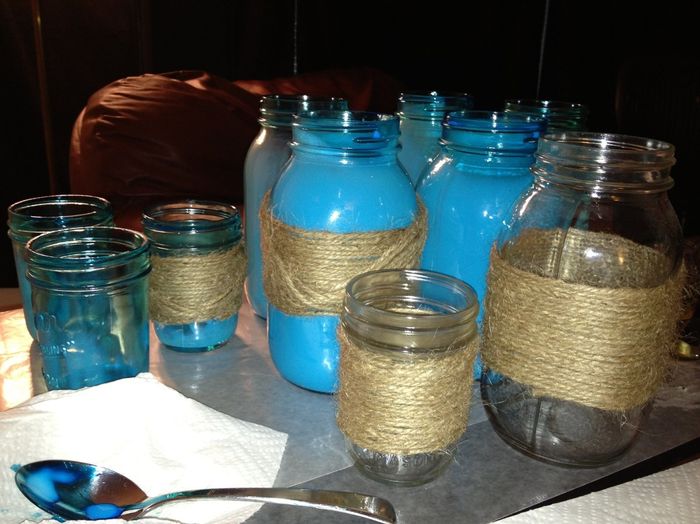 DIY center pieces!