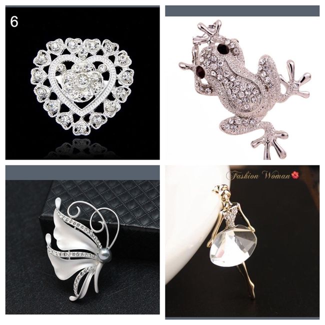 Brooch bouquets (where I've purchased my brooches)