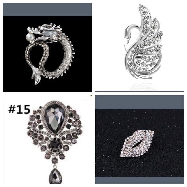 Brooch bouquets (where I've purchased my brooches)