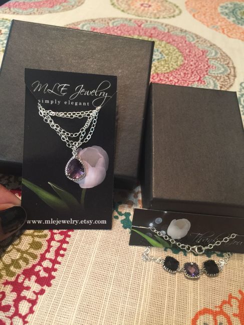 Great Etsy/wedding jewelry experience :)