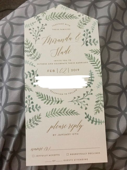 Invites are in! (minted all in one invitations) 2