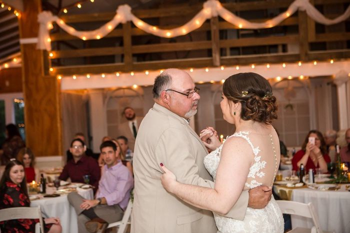 Dancing with my dad.