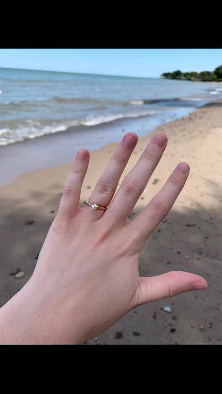 Did you pick your ring or were you completely surprised? - 1