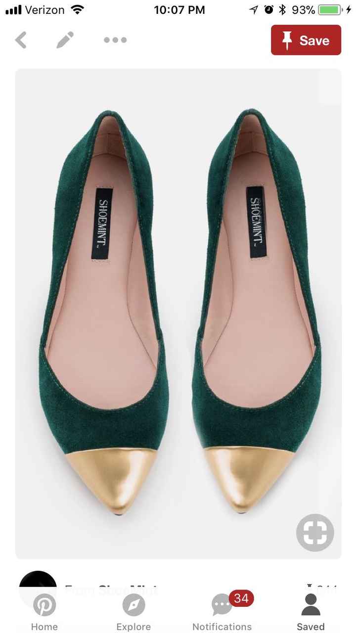 Colored wedding shoes stylish or foolish? - 1