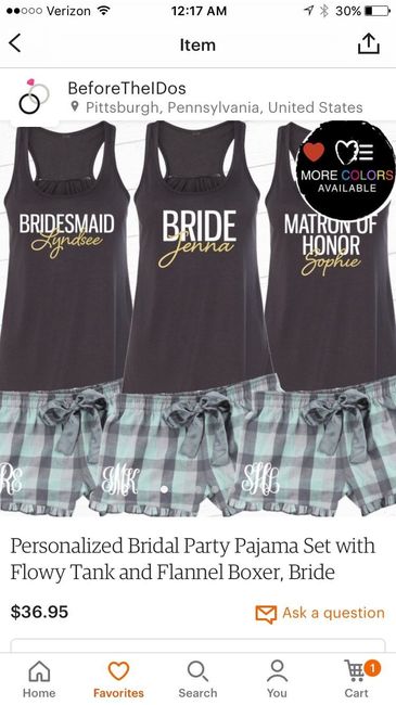 Getting ready outfits: Robes or Tank Tops or ...?