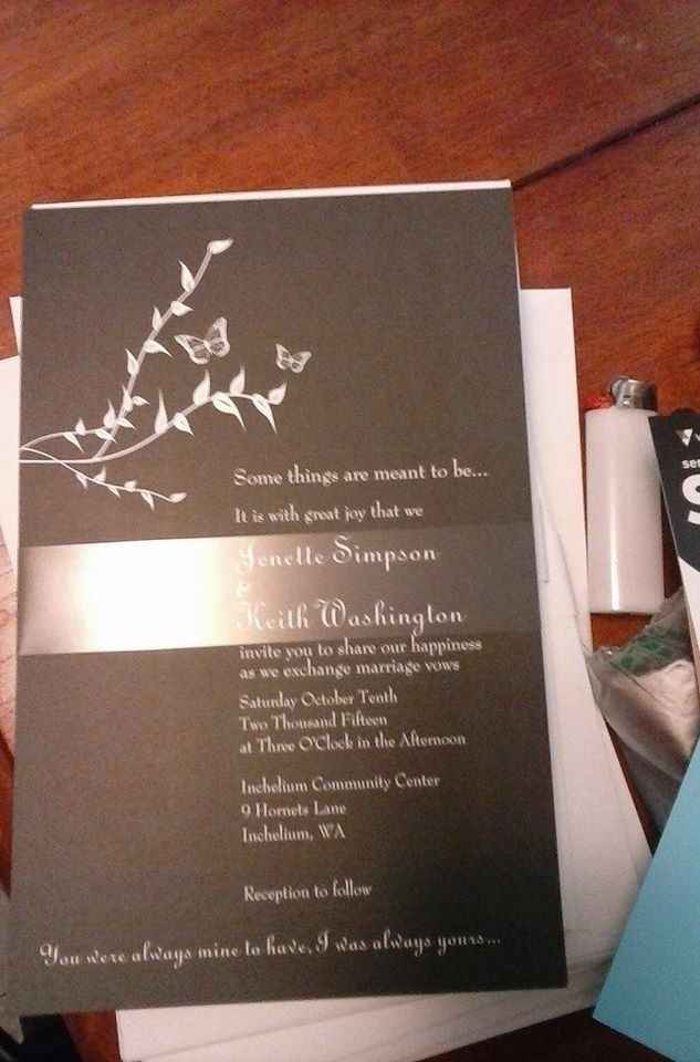 They are here my invites CAME IN!!! (picture)