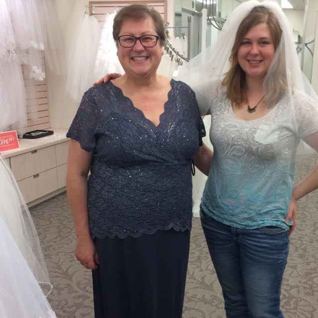 Shopping dress for mother of the bride