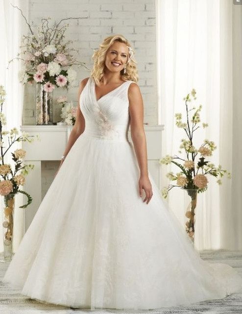 Any plus size brides think they rock their dress better than the model?