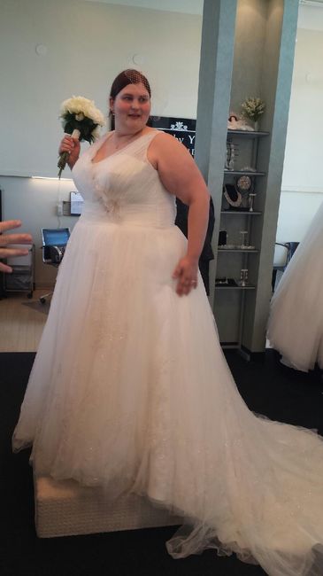 Any plus size brides think they rock their dress better than the model?