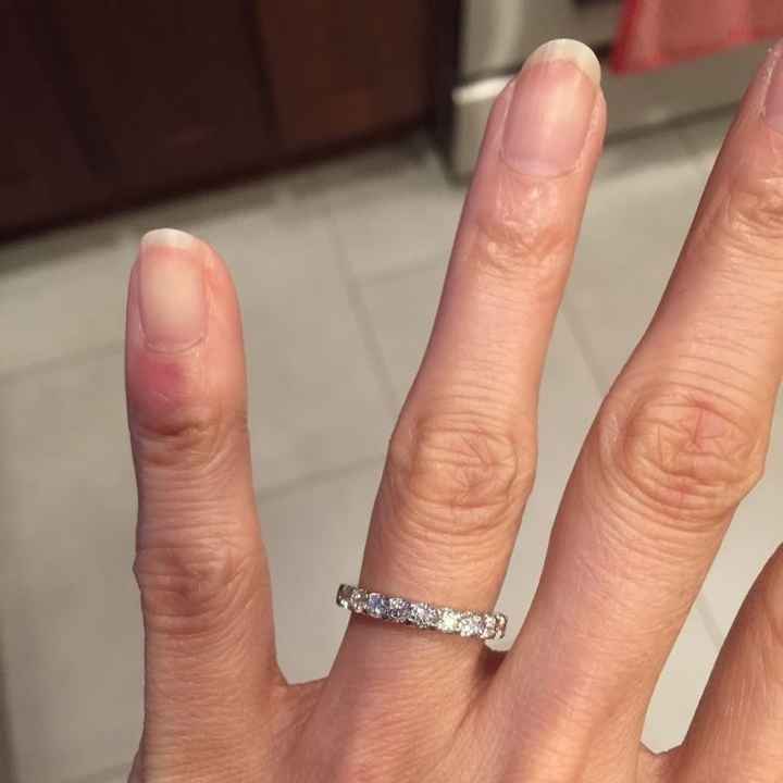 My wedding bands were just delivered!
