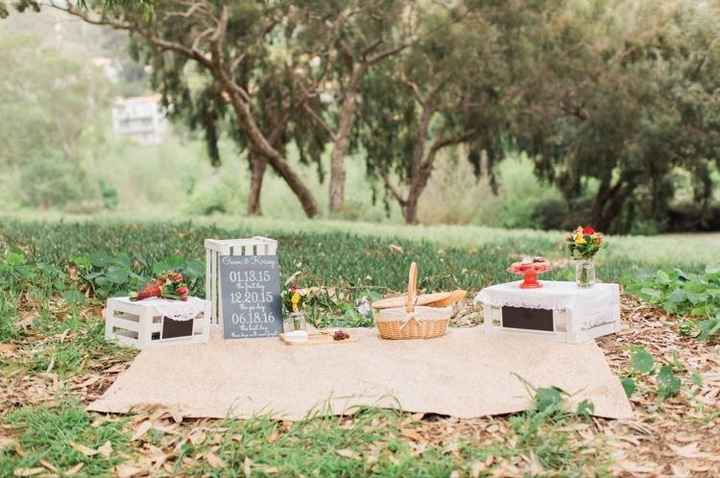 Engagement picture props