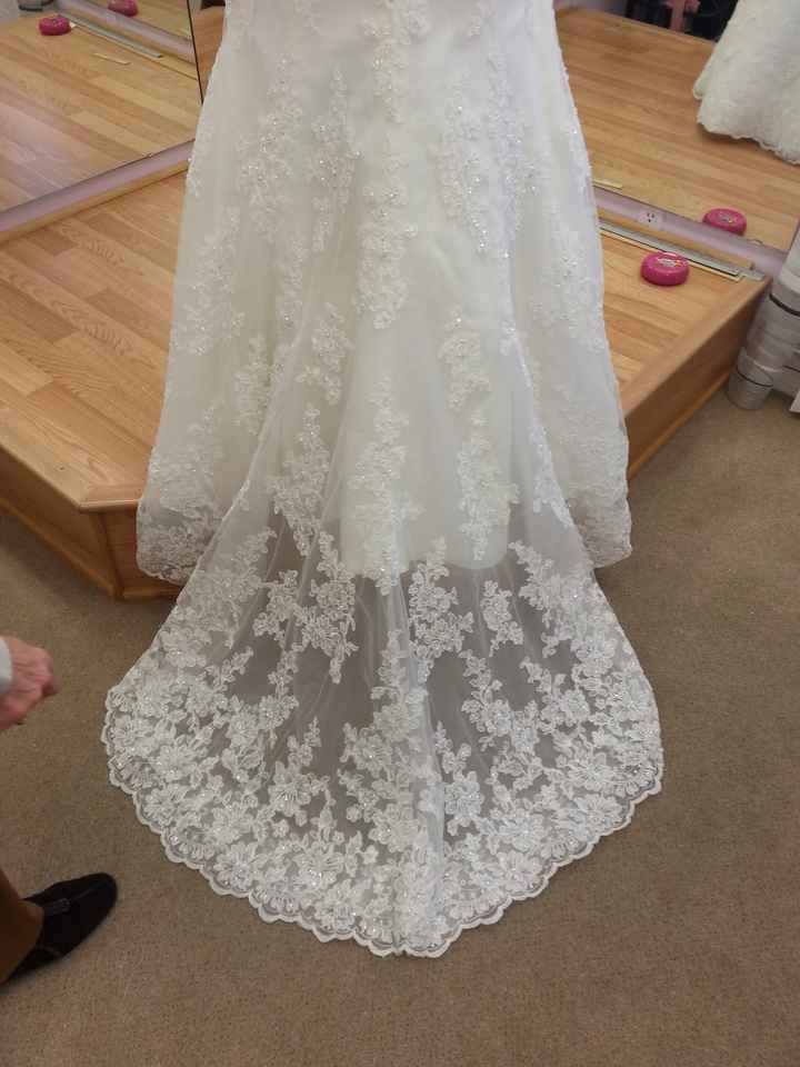 LOVE the back of my dress alterations! (pics)