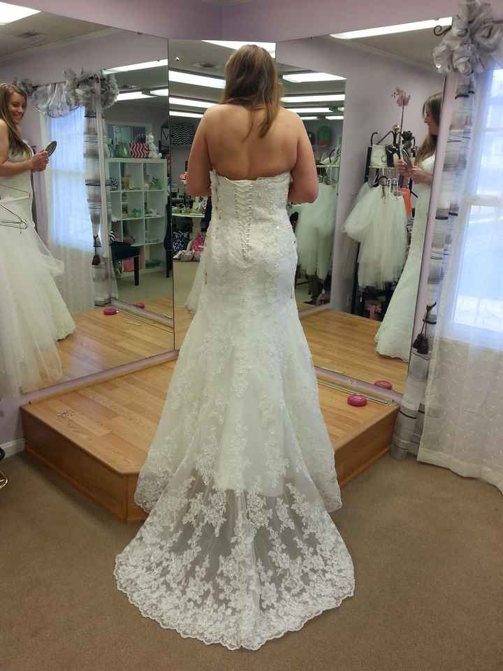 LOVE the back of my dress alterations! (pics)